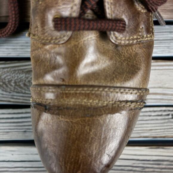 Wanted Women’s 8.5 Brown Leather Lace-Up Ankle Boots Western Cowboy Boho - Picture 8 of 8